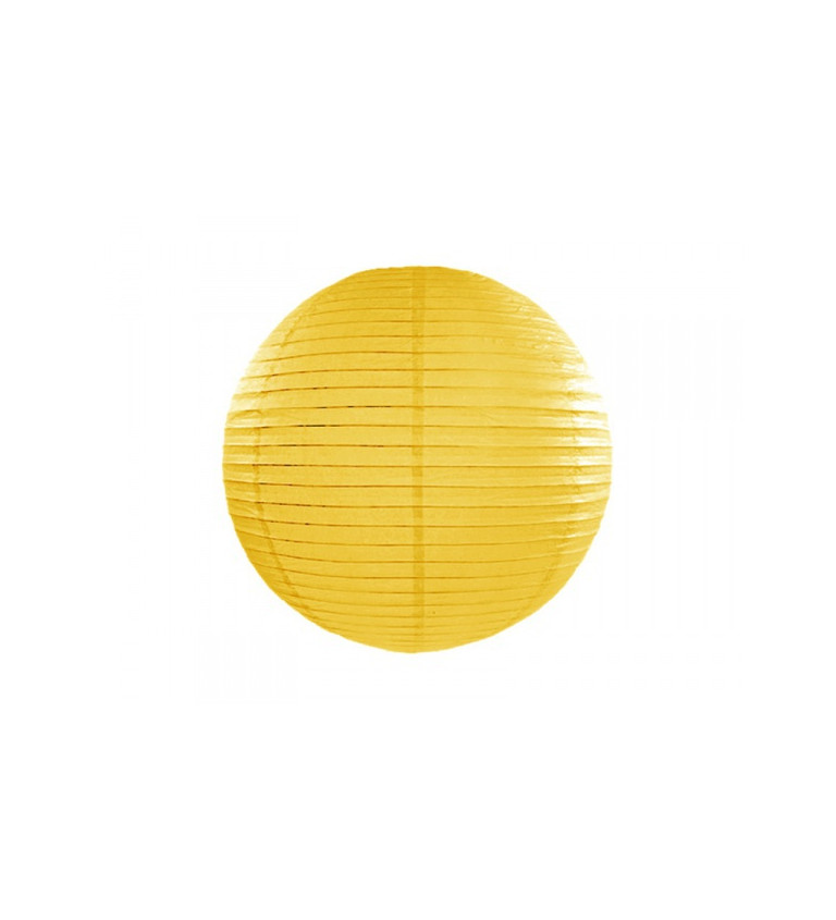 Lampión žlutý - 35 cm
