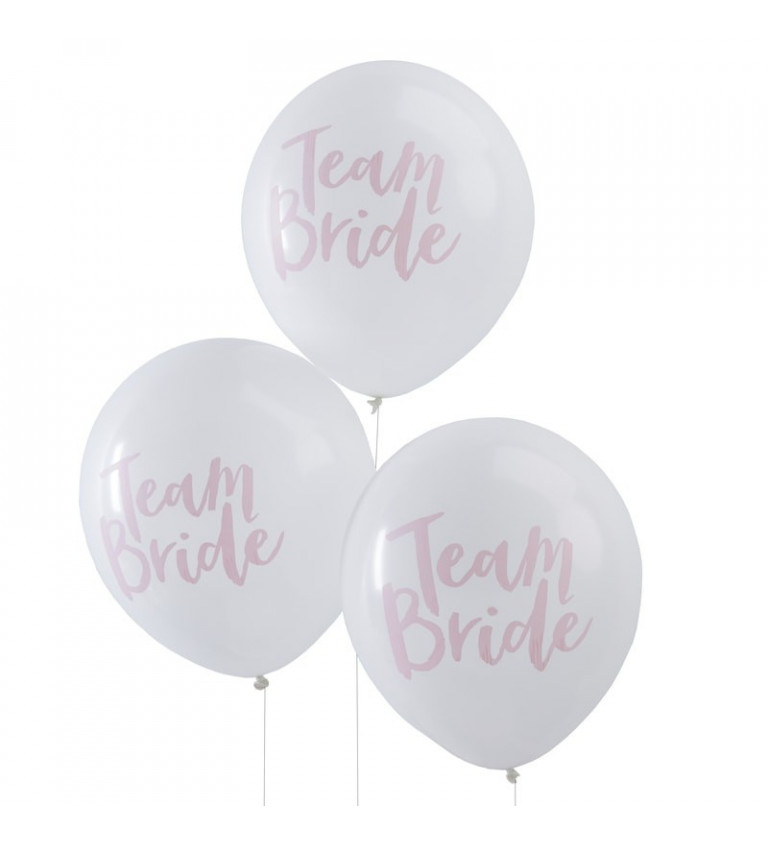 Team Bride balónky
