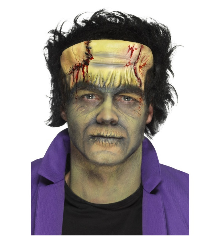 Nalepovací latexové čelo - Frankenstein