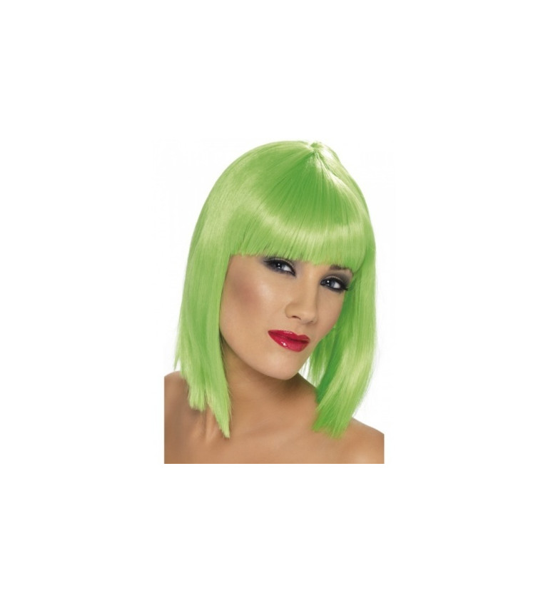 Dámská paruka Glam - zelená