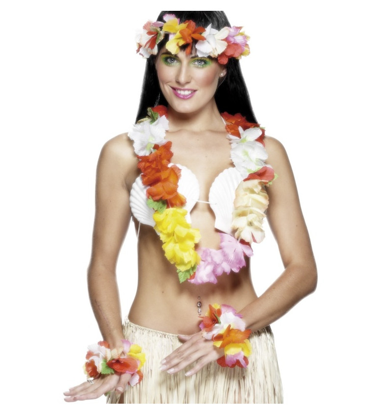 Havajská Lei sada - multicolor