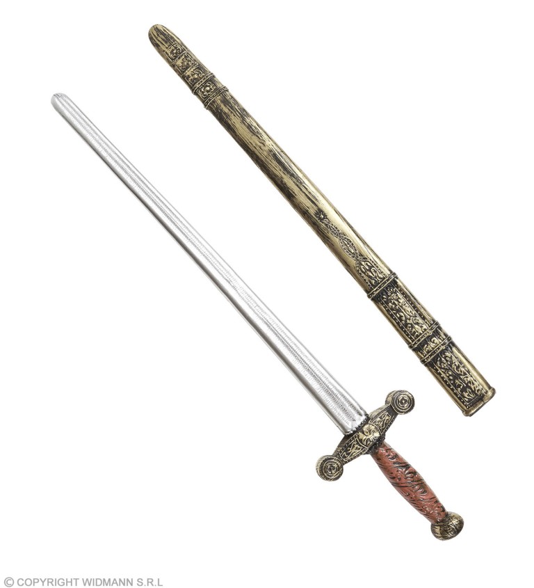 Meč s pochvou pro rytíře