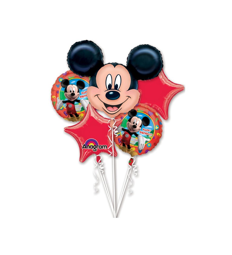 Mickey Mouse - sada fóliových balónků