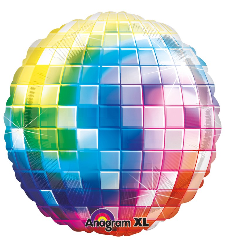 Fóliový balónek - disco koule