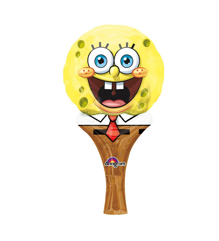 Sponge Bob - Fóliový balónek lízátko