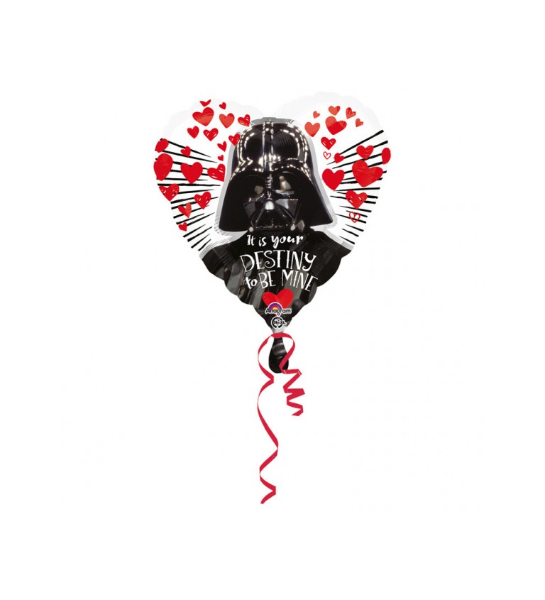 Star Wars - Happy Valentine balónek