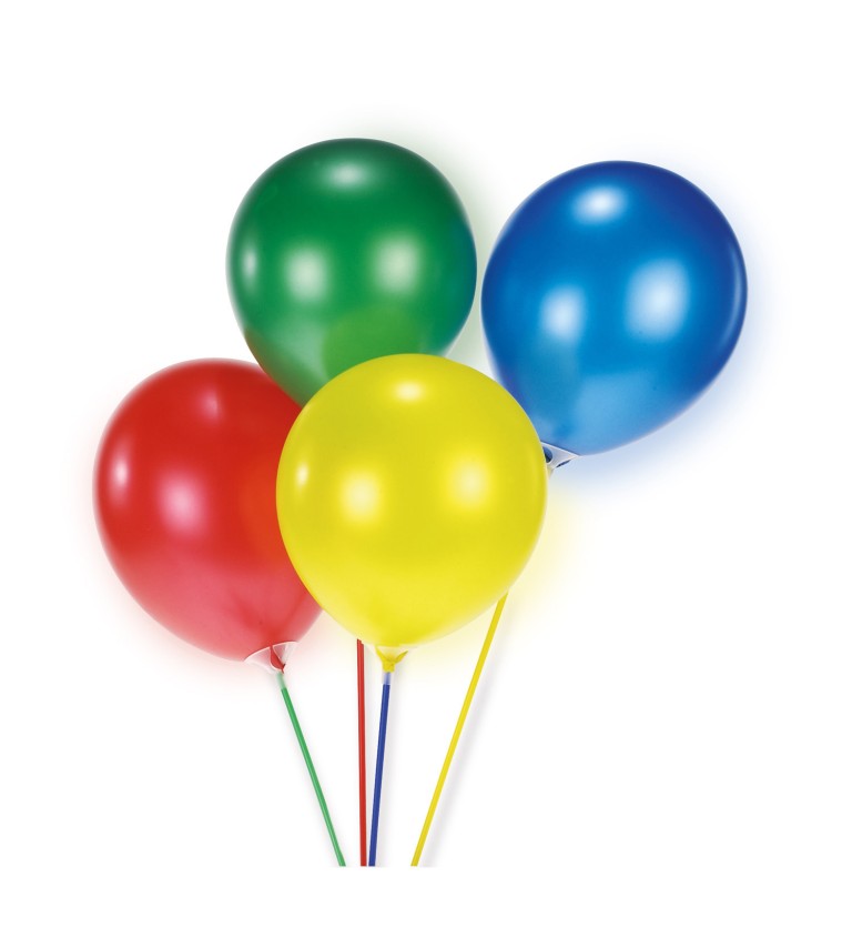 Tyčky na balónky (barevné)
