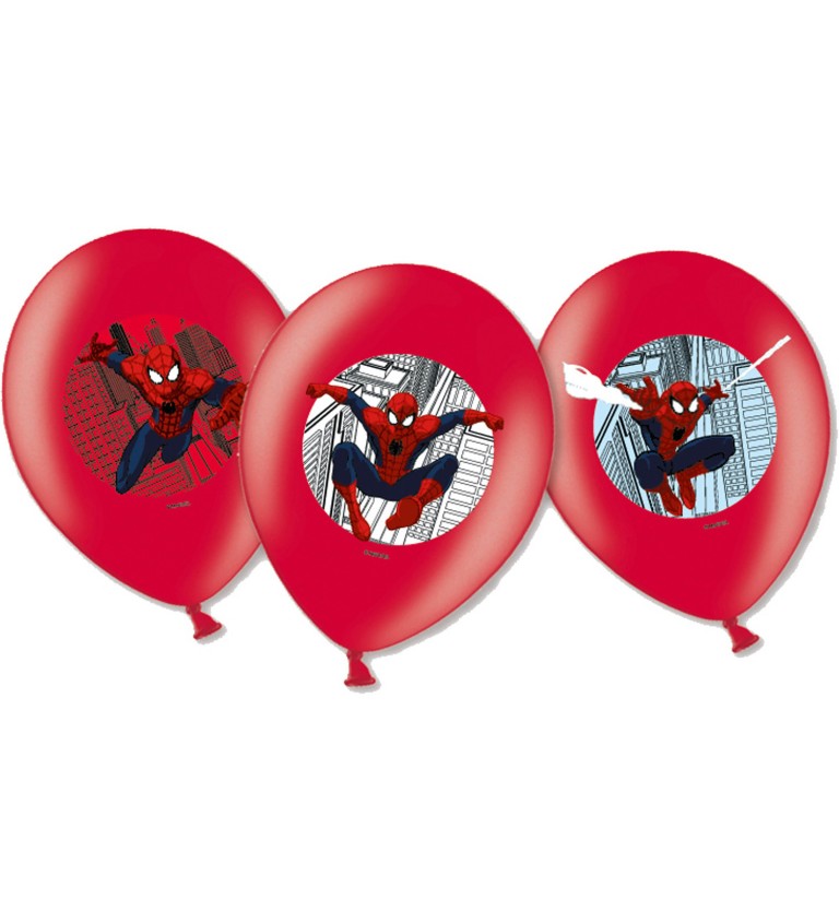 Spiderman - Latexové balónky 6ks