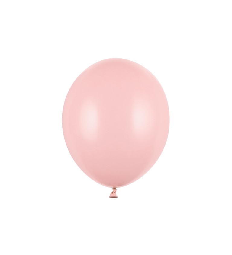 Světle růžové latexové balónky - 10 ks