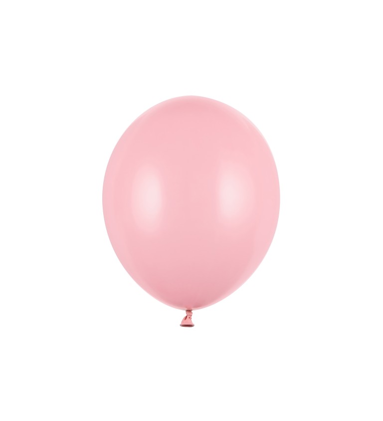 Světle růžové latexové balónky - 10 ks