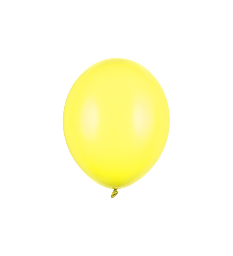 Žlutý latexový balónek - 10 ks