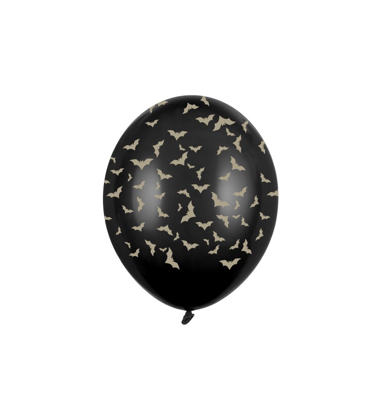 Latexové balónky Netopýr - 6 ks