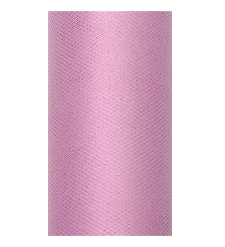Tyl - pudrově růžový
