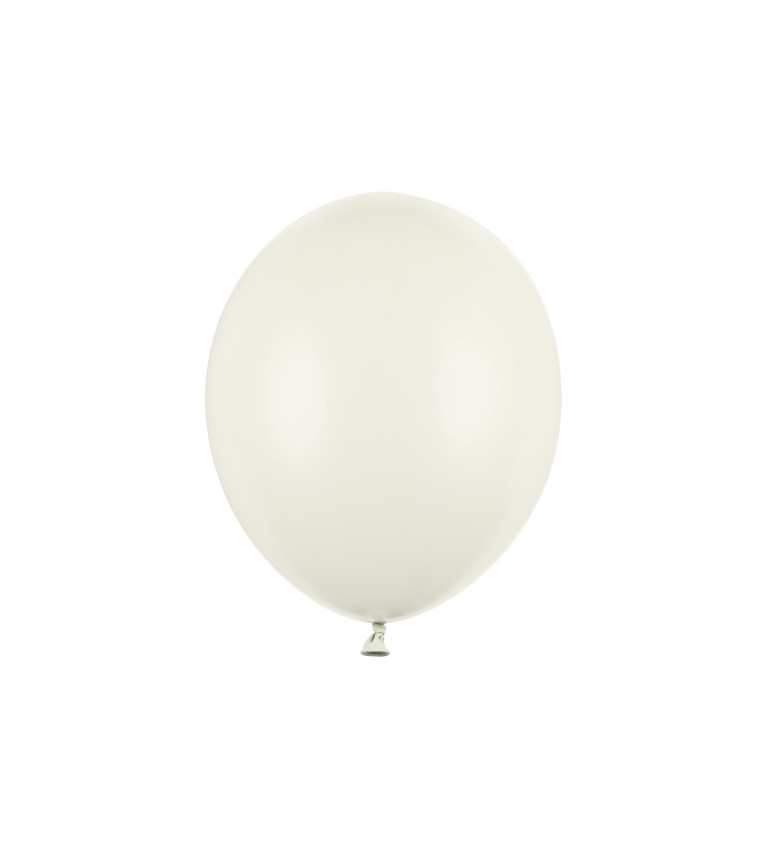 Krémový latexový balónek - 10 ks
