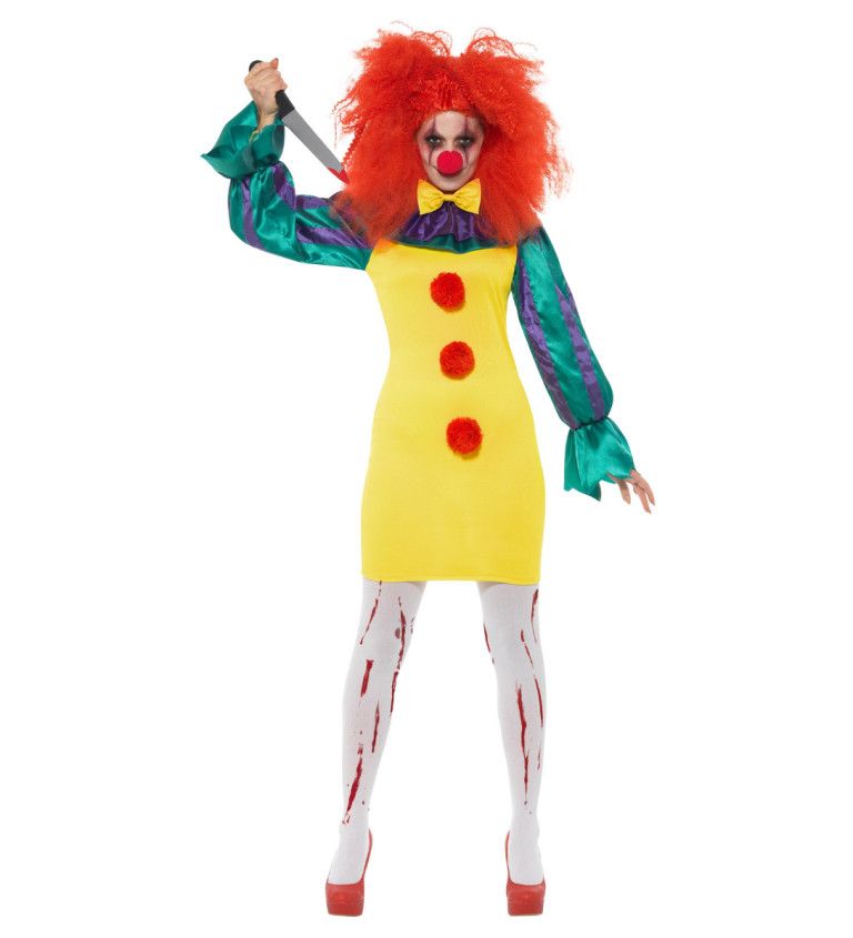 Dámský kostým - hororová klaunice