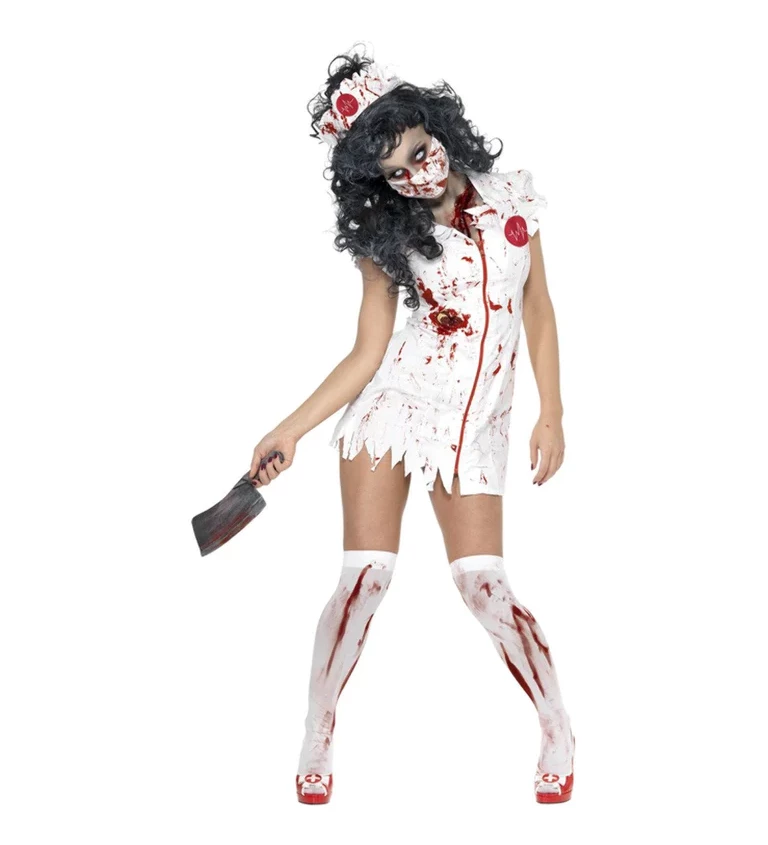 Kostým - Zombie sestřička a rouška