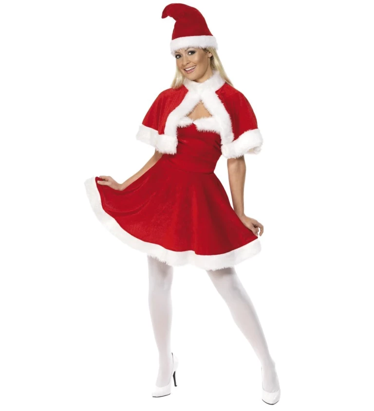 Kostým Miss Santa - deluxe