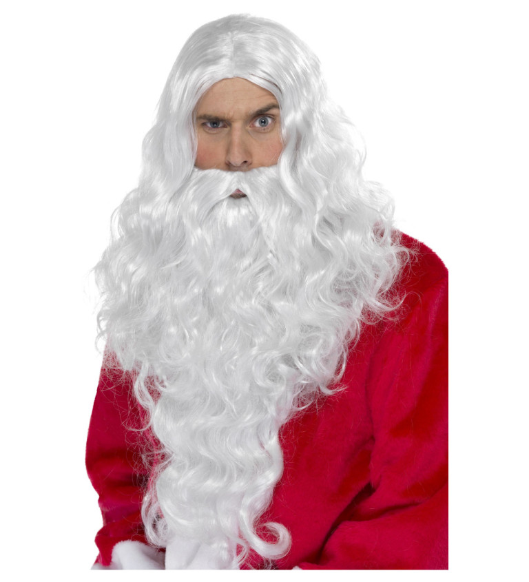 Santa sada - Paruka a vousy bílé