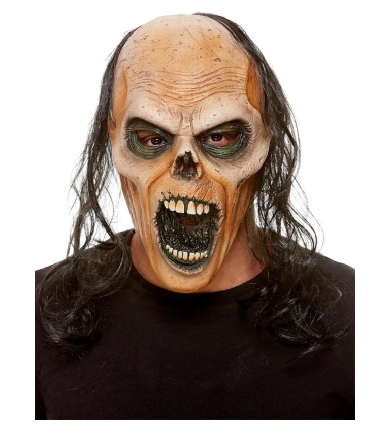 Maska - zombie s vlasy