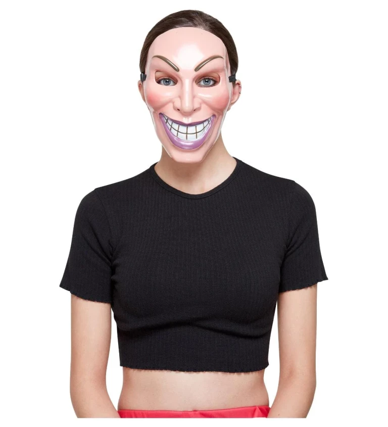 Maska - usmívající se žena