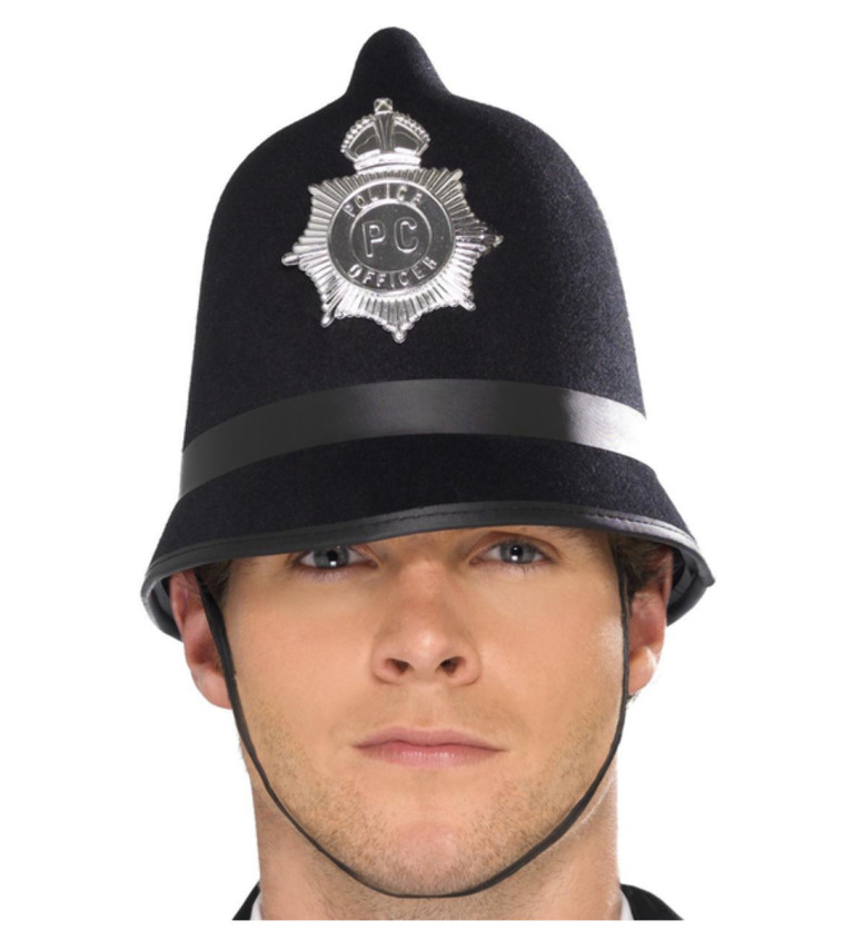 Britská čepice pro policistu