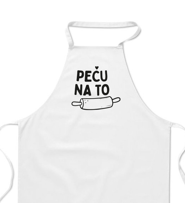 Zástěra bílá - Peču na to