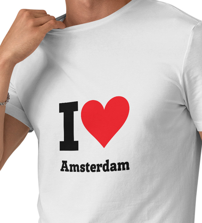 Pánské triko - I love Amsterdam