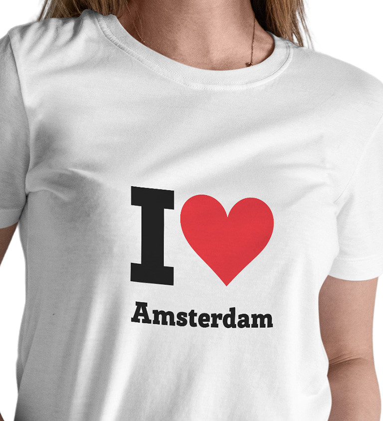 Dámské triko - I love Amsterdam