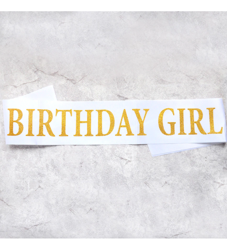 Šerpa - bílá - Birthday Girl