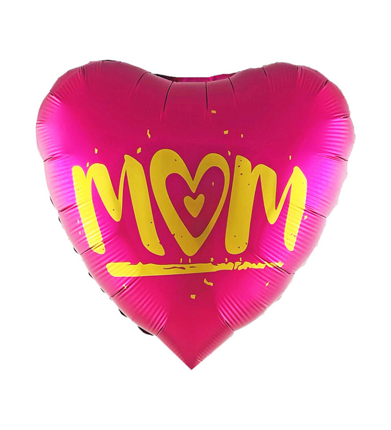 Fóliový balónek – Mom, 45 cm