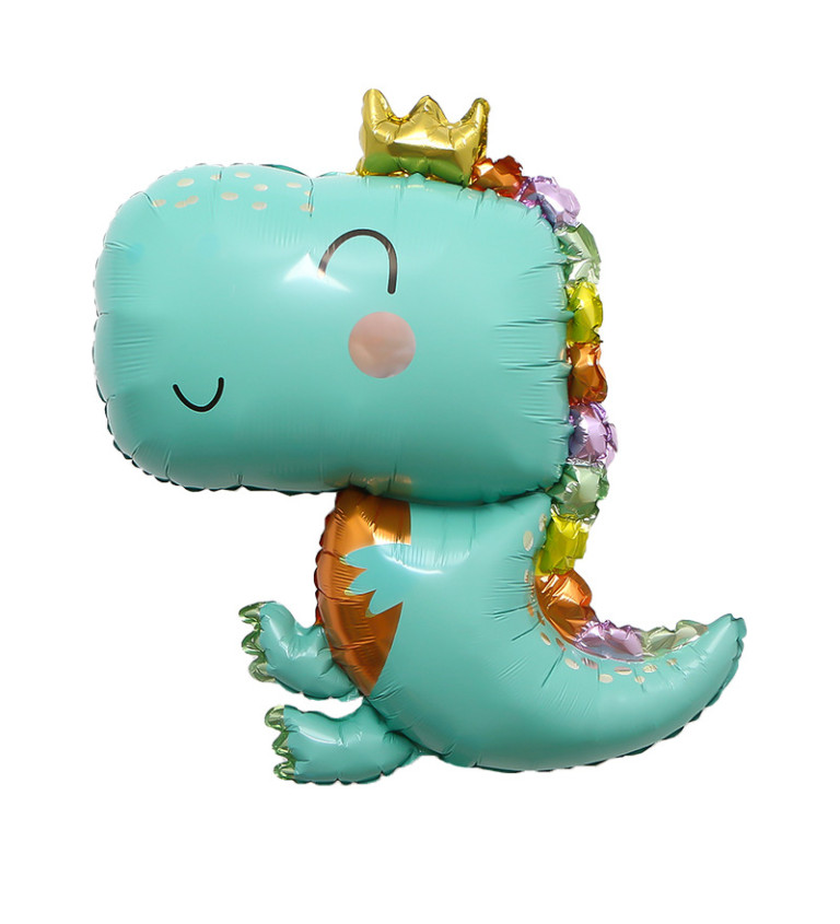 Fóliový balónek – Dino, 90 × 71 cm