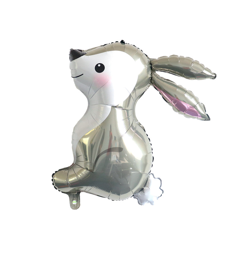 Fóliový balónek – Zajíc, 76 × 64 cm