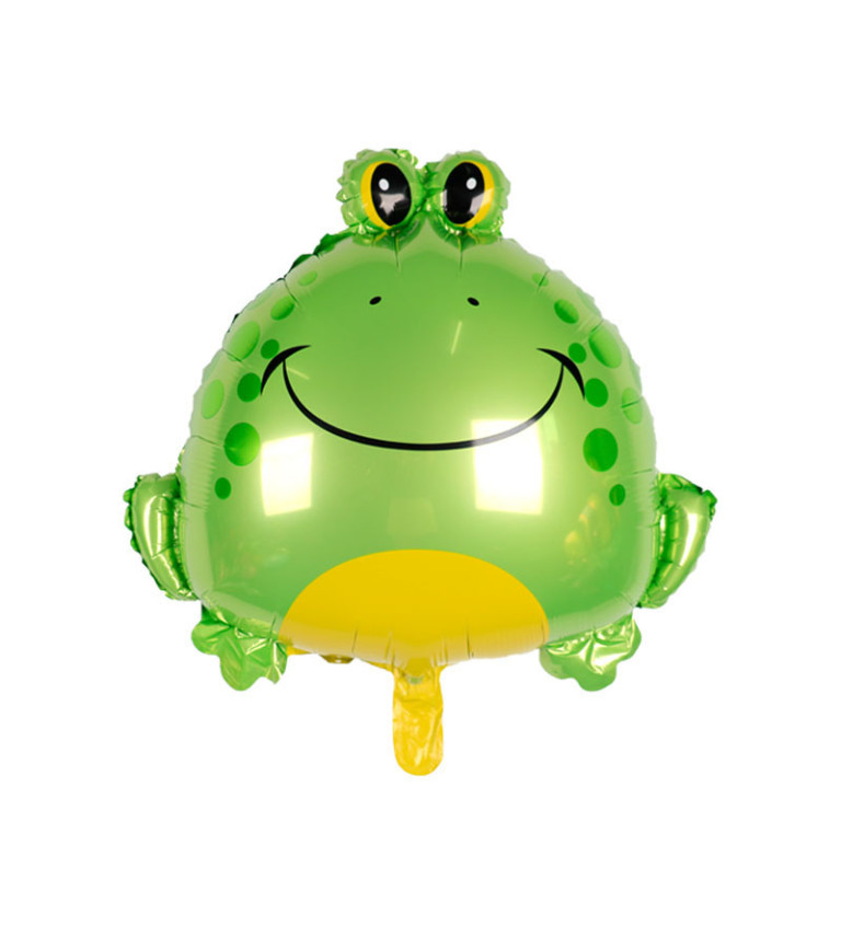 Fóliový balónek – Žabička, 61 × 55 cm