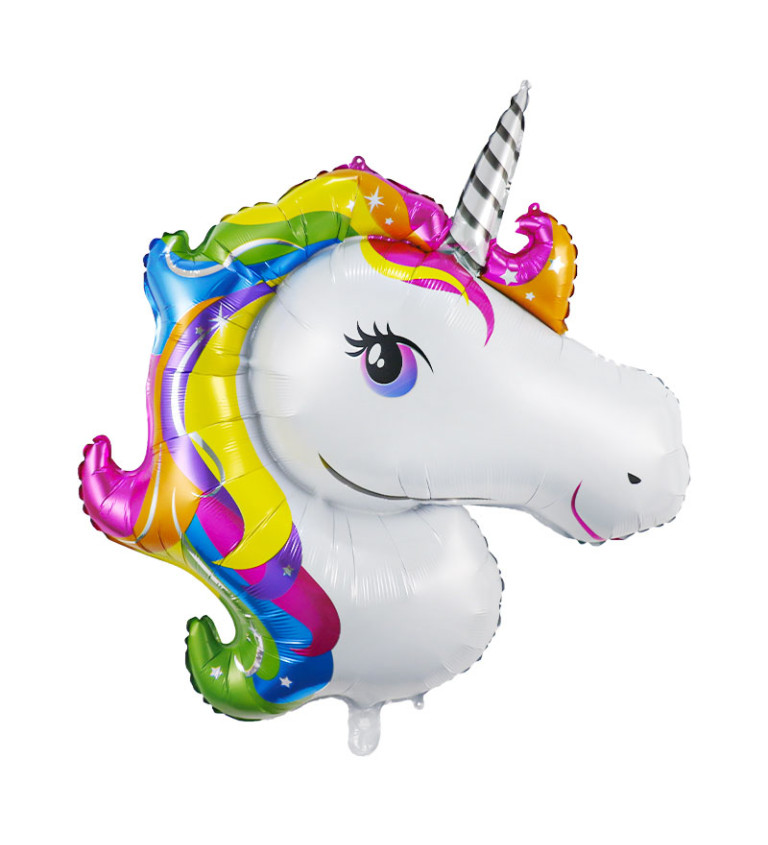 Fóliový balónek – Jednorožec, 46 × 70 cm