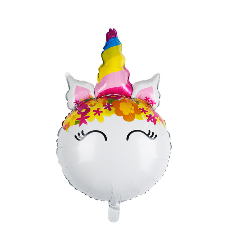Fóliový balónek – Jednorožec, 87 × 54 cm