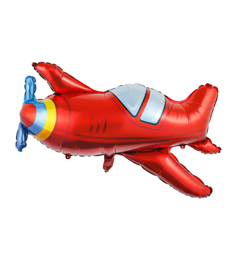 Fóliový balónek – Letadlo, 88 × 58 cm