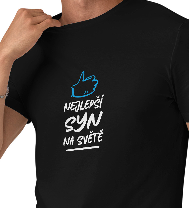 Pánské černé tričko – Nejlepší syn na světě