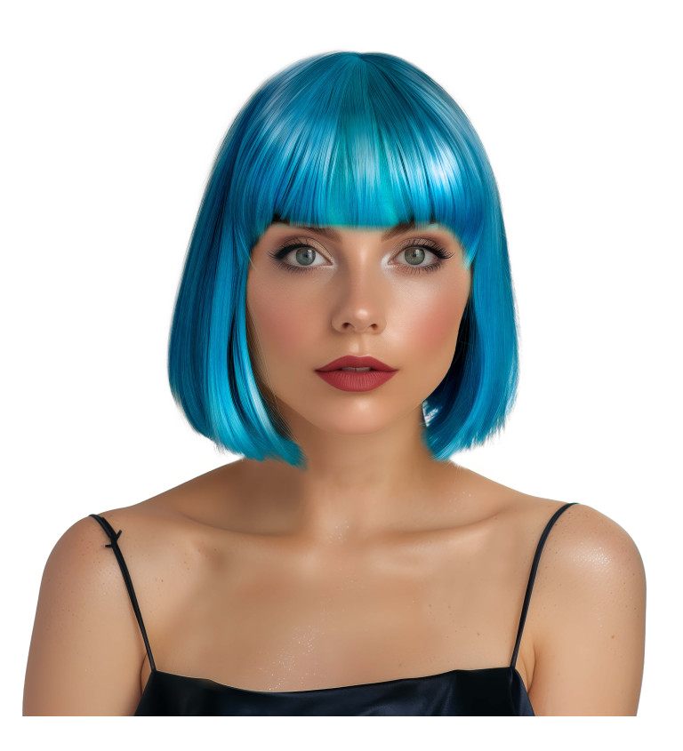 Dámská paruka Mikádo modrá