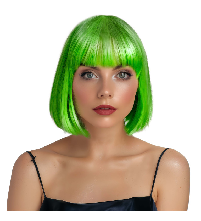 Dámská paruka Mikádo zelená