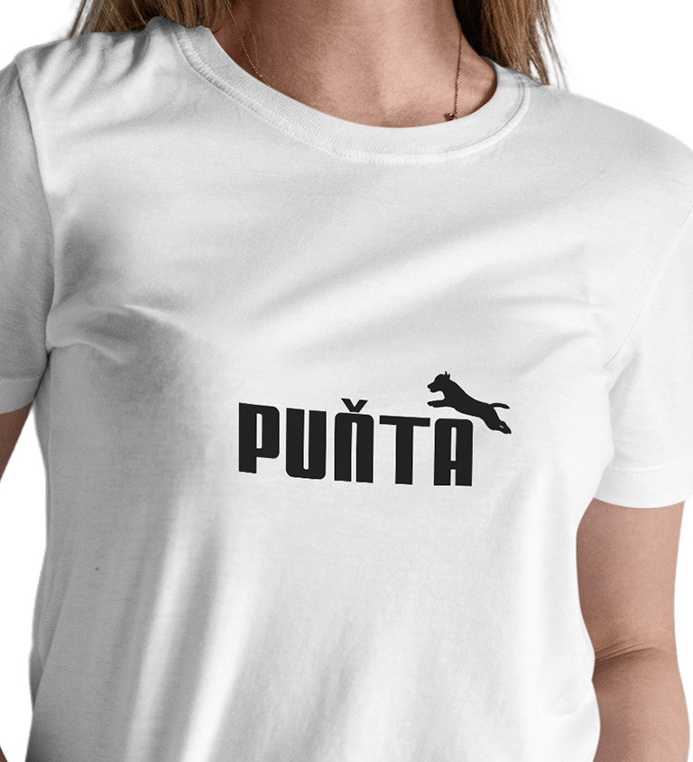 Dámské bílé tričko – Puňťa