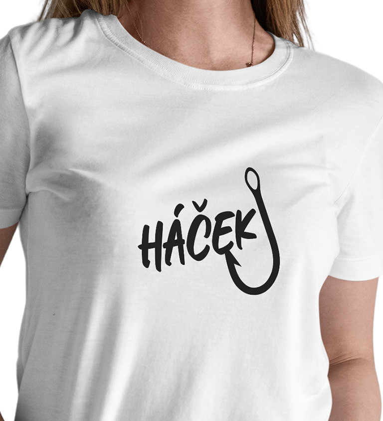 Dámské bílé tričko – Háček