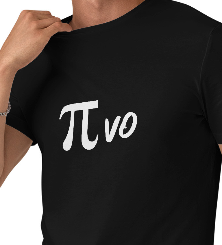 Pánské černé tričko – Pívo