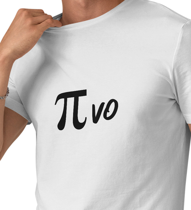 Pánské bílé tričko – Pívo