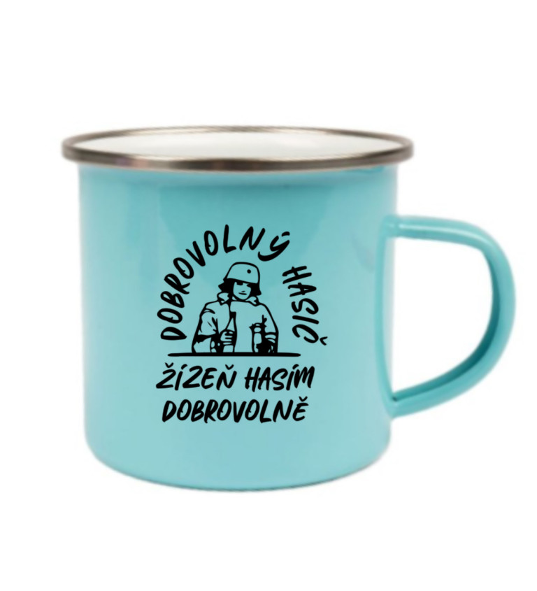 Modrý plecháček: Dobrovolný hasič