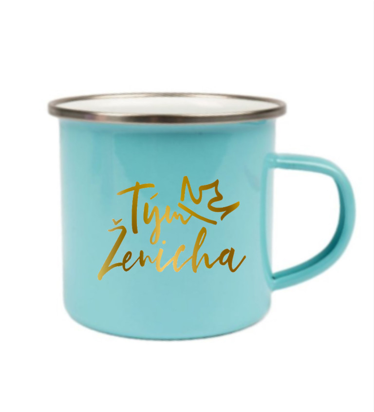 Modrý plecháček: Tým ženicha koruna