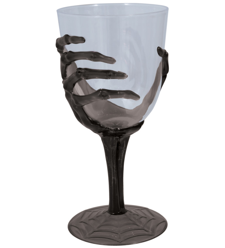 Sklenice s motivem kostry – 18,5 cm