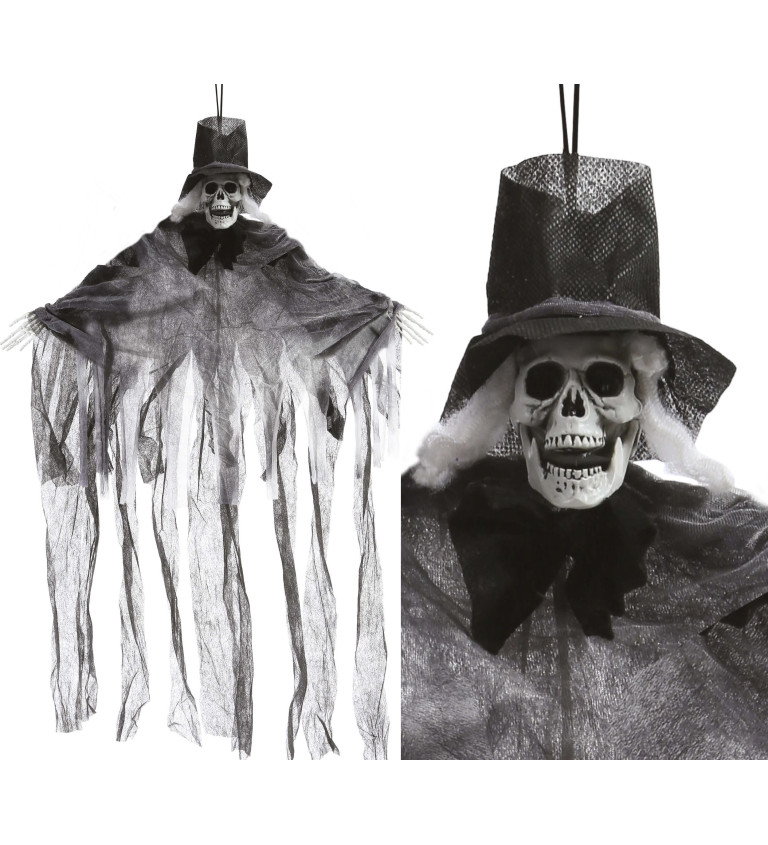 Halloweenská dekorace Kostra ženicha