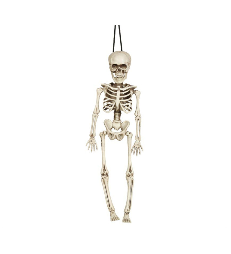 Halloweenská závěsná dekorace – Kostlivec