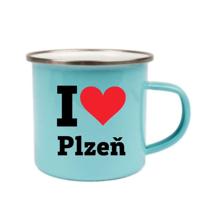 Modrý plecháček: I love Plzeň