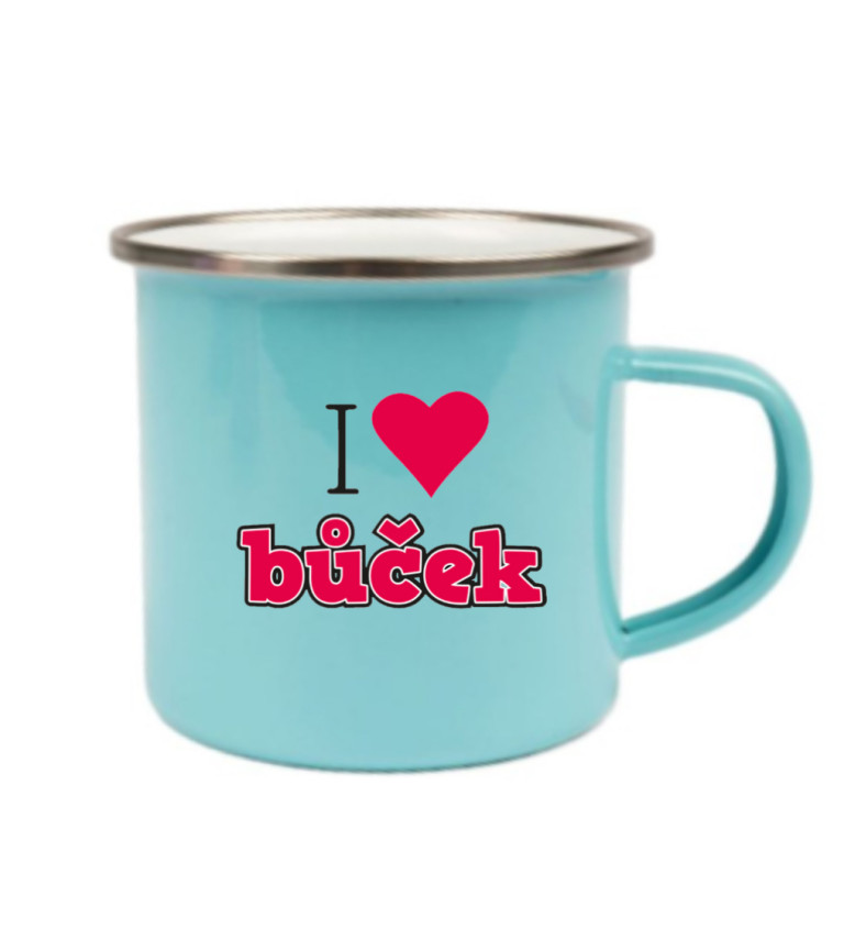 Modrý plecháček: I love bůček